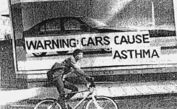 warning: cars cause asthma!